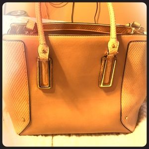 Aldo large structured faux leather snake print bag